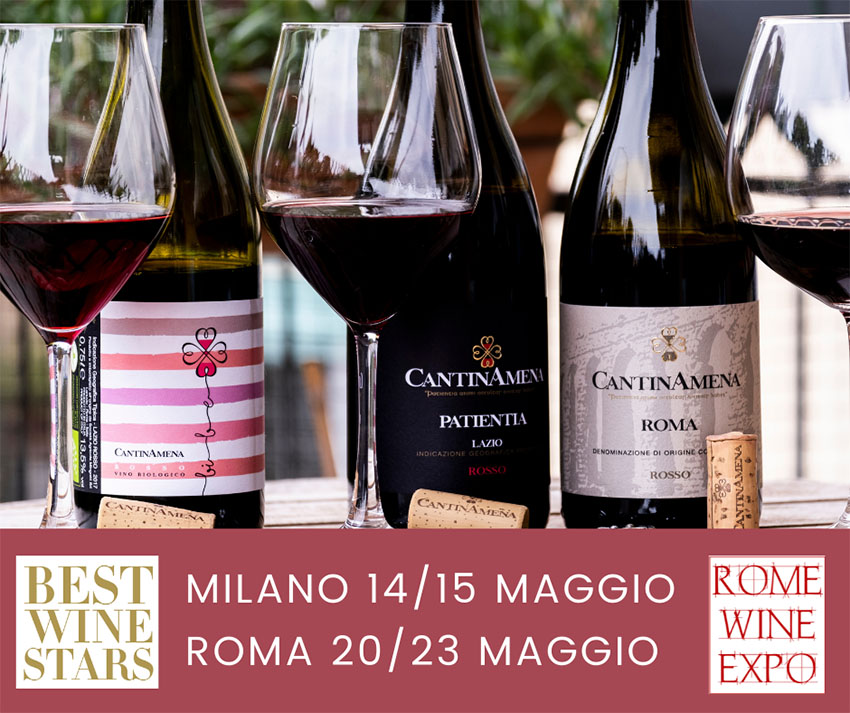 Roma e Milano incontrano i vini di CantinAmena